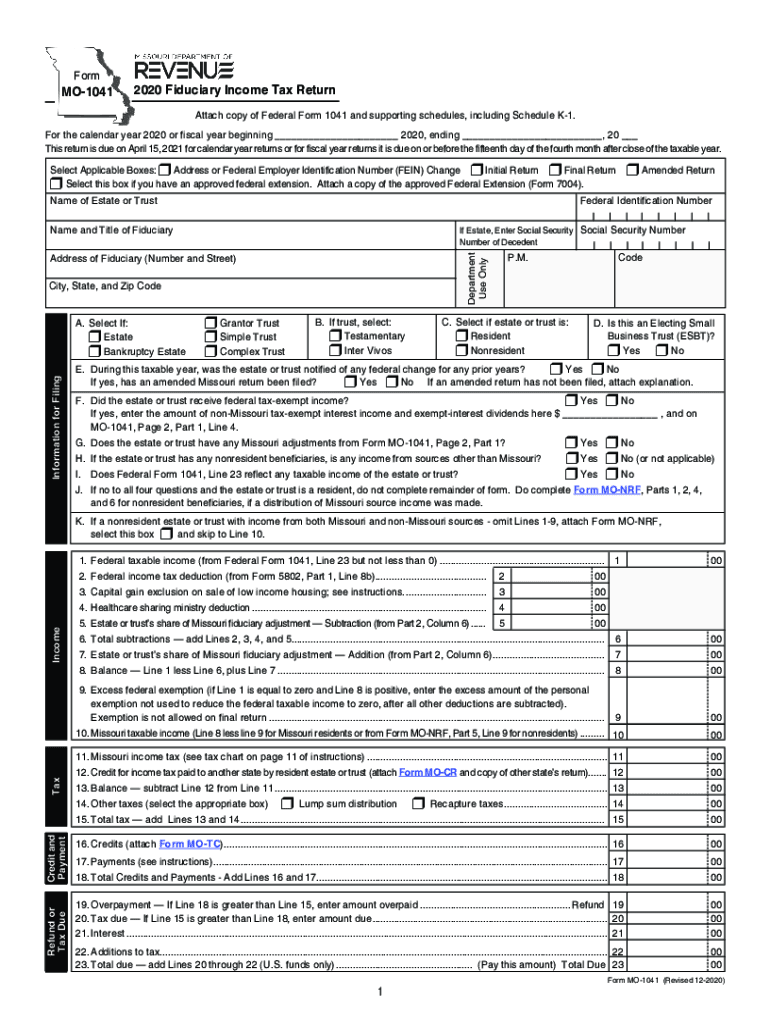 Mo fillable form 14 printable forms free online